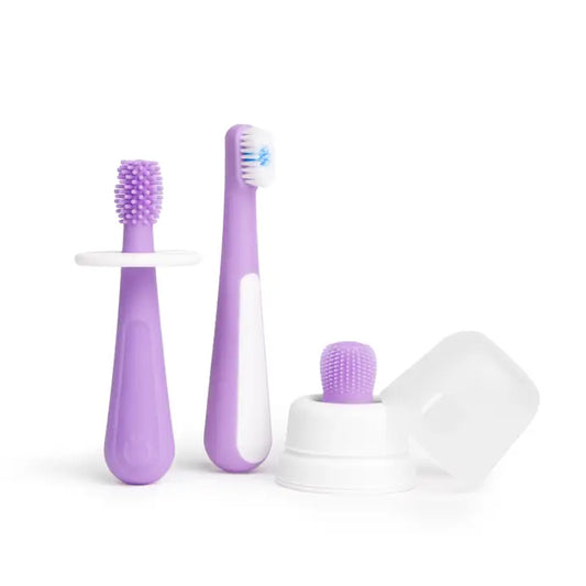 Purple Grow with Me Toothbrush Training Set